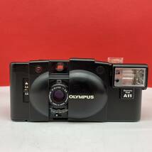 □ OLYMPUS XA2 コンパクトフィルムカメラ D.ZUIKO 35mm F3.5 Electronic Flash A11 ストロボ シャッター、フラッシュOK オリンパス_画像1