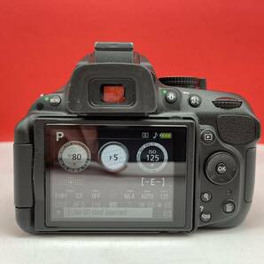 □ Nikon D5200 デジタル一眼レフカメラ ボディ AF-S DX NIKKOR 18-55mm F3.5-5.6G VR / 55-300mm F4.5-5.6G ED VR レンズ 付属品 ニコンの画像3