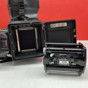 □ MAMIYA 645 PRO TL 中判フィルムカメラ ボディ MAMIYA-SEKOR ZOOM C 55-110mm F4.5 N / ULD C 105-210mm F4.5 レンズ 現状品 マミヤの画像7