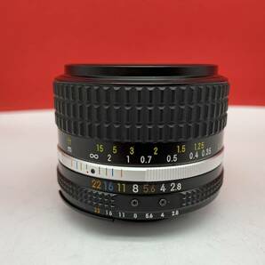 □ 防湿庫保管品 Nikon NIKKOR 28mm F2.8 Ai-s カメラレンズ 単焦点 マニュアル ニコンの画像2