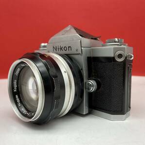 □ Nikon F アイレベル フィルムカメラ 一眼レフカメラ ボディ NIKKOR-S Auto 5.8cm F1.4 レンズ 露出計付属 ジャンク ニコンの画像4