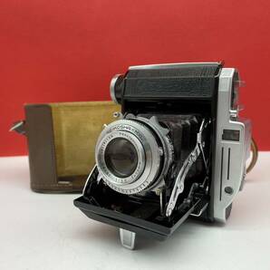 □ Pearl III iii 蛇腹カメラ フィルムカメラ KONISHIROKU 小西六 レンズ Hexar F3.5 75mm ヘキサー 動作確認済 現状品 パールの画像1