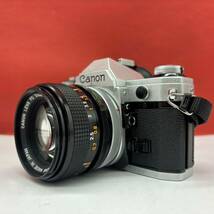 ◆ Canon AE-1 フィルムカメラ 一眼レフカメラ ボディ FD 50mm F1.4 S.S.C. レンズ シャッター、露出計OK キャノン_画像2