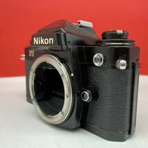 □ Nikon FE2 フィルムカメラ 一眼レフカメラ ボディ ブラック 黒 ジャンク ニコン_画像4