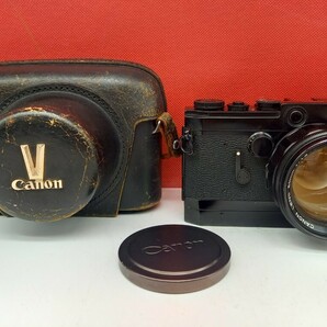 ■ Canon MODEL Vt de luxe ボディ 50mm F1.2 レンズ フィルムカメラ レンジファインダー 動作確認済 シャッターOK キャノンの画像1