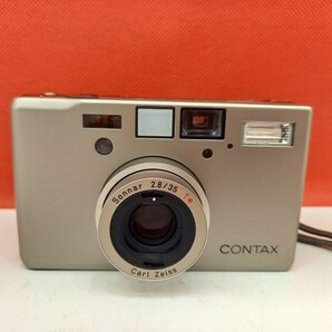 ■ CONTAX T3 コンパクトフィルムカメラ 動作確認済 シャッター、フラッシュOK 前期 コンタックスの画像1