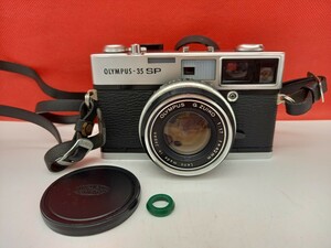 ■ OLYMPUS-35 SP フィルムカメラ レンジファインダー LENS G.ZUIKO F1.7 42mm 動作確認済 シャッターOK 現状品 オリンパス