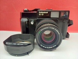 ■ FUJICA GW690 6×9 Professsional EBC FUJINON F3.5 90mm 中判フィルムカメラ 動作確認済 空シャッターOK フジカ 富士フィルム