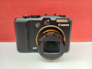 ■ CANON PowerShot G9 動作確認済 シャッター、フラッシュOK 現状品 コンパクトデジタルカメラ ボディのみ キャノン