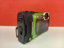 ■ OLYMPUS STYLUS TG-870 Tough 防水 コンパクトデジタルカメラ 現状品 通電確認済 グリーン オリンパス_画像4