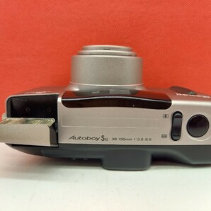 ■ Canon Autoboy S II PANORAMA 38-135/3.6-8.9 コンパクトフィルムカメラ 動作確認済 シャッター、フラッシュOK の画像5