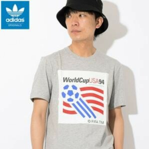 アディダスオリジナルス Tシャツ 半袖 サイズO アメリカワールドカップの画像3