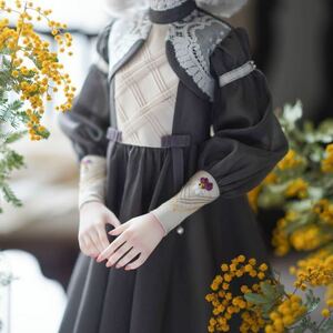 anrica .。.:* ドレス “ Tuck check dress ”ビオラカフスver. SDGrサイズ