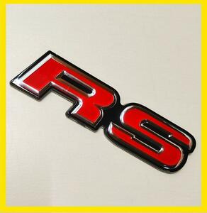 ★匿名発送★RS エンブレム★2.7×10.7cm★ホンダ★新品★両面テープ付き