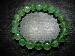 高級天然水晶ＢＤ4415　緑（グリーン）ストロベリークオーツ　超極上級美品10mm