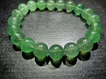 高級天然水晶ＢＤ4417　緑（グリーン）ストロベリークオーツ　超極上級美品10mm_画像7