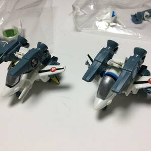 SDマクロス バルキリースペシャルセット1よりVF-1SとVF-1A組立済品2機のみ！ 超時空要塞マクロス バンダイの画像1