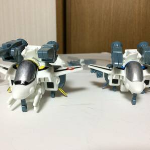 SDマクロス バルキリースペシャルセット1よりVF-1SとVF-1A組立済品2機のみ！ 超時空要塞マクロス バンダイの画像5