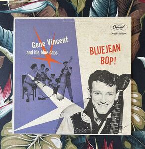 Gene Vincent & His Blue Caps 1956 US Original LP Bluejean Bop! .. Capitol T-764 ロカビリー 