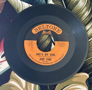 Jive Five 1963 US Original 7inch She's My Girl … Doo Wop ロカビリー