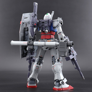 HG 1/144 オリジン ガンダム 中期型 塗装済完成品 機動戦士ガンダム アムロ・レイ THE ORIGIN ククルス・ドアンの島版 プレバン カトキの画像6