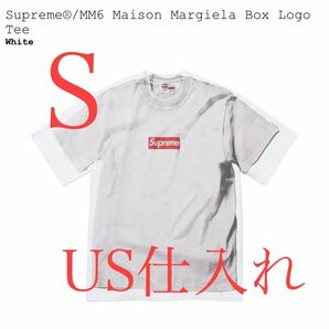 Supreme x MM6 Maison Margiela Box Logo Tee "White"