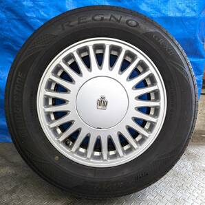 クラウン JZS155★フリヂストン★205/65R15 REGNO 夏タイヤ 純正ホイール付 中古の画像2