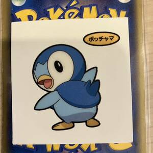 ポケモンデコキャラシール◆第一パン◆ポケモンパン◆ポッチャマ