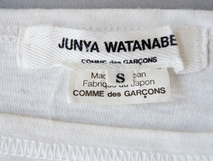 JUNYA WATANABE COMME DES GARCONS ジュンヤワタナベ・コムデギャルソン ヴィンテージ ボーダー長袖トップス 袖、裾別布切替 S 通年 美品