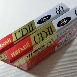 maxell UDⅡ 60 ハイポジ カセットテープ 2本 [未開封・未使用品]の画像3