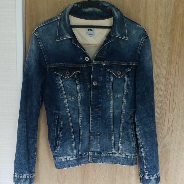 デニムジャケットFOB FACTORY F2288 Rerax Denim 3rd damaje jacket 