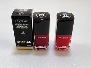 ★2点まとめ売り 1点未使用？CHANEL シャネル ヴェルニ ロング トゥニュ ネイル エナメル 08 ピラート 510 ジタヌ 残量多 中古品 管理J864