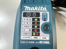 ★makita マキタ 充電器 DC10WA 7.2V(BL7015) 10.8V(BL1013)用充電器 AC100V マキタ専用 動作未確認 中古品 管理J931_画像3