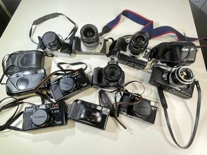 ★1円スタート フィルムカメラ 10点まとめ売り Canon EOS Kiss Autoboy など キャノン 動作未確認 現状品 ジャンク 中古品 管理J992