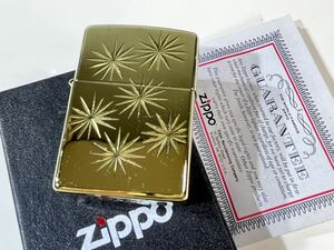 ★Zippo ジッポー 金チタンZ Japan classic of engrave オイルライター 2016年5月製 Zippo ゴールド 動作未確認 中古品 管理K25