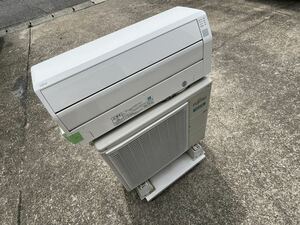 ★富士通 ルームエアコン AS-227EE5 主に6畳 2.2kw 2017年製 ホワイト ノクリア リモコン付 FUJITSU 中古品 現状品 管理K59