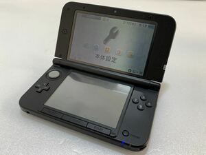 * beautiful goods operation verification ending Nintendo nintendo Nintendo 3DS LL SPR-001 black game machine body only touch pen attaching secondhand goods control K71