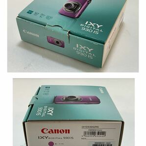 ★美品 動作確認済み Canon キャノン IXY DIGITAL 930 IS コンパクトデジタルカメラ パープル 充電器 バッテリー付き 中古品 管理K75の画像10