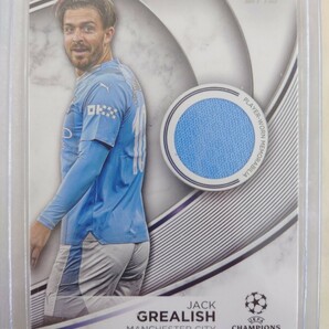 【マンチェスターシティ】2023/24 Topps UEFA Club Competitions  グリーリッシュ レリックカードの画像1