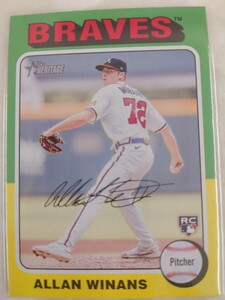 Topps　Heritage　ベースカード　アラン・ウィナンズ