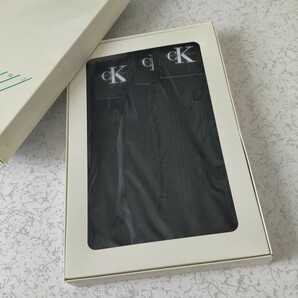 ☆未使用☆ Calvin Klein カルバンクライン メンズ 紳士 靴下 ビジネスソックス 3足セット 黒 ブラックの画像1