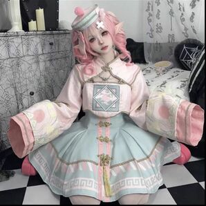 チャイナ服 チャイナドレス キョンシー服 コスプレ ロリータ