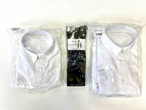 セシール AN-974 レディース Mサイズ ビジネスカラーシャツ 7分袖 長袖セット オマケ付き