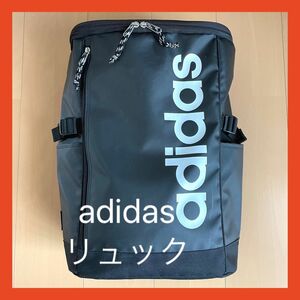 アディダス adidas リュックサック バッグ リュック スクエア ボックス型 ブラック 黒