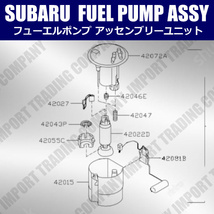 スバル　インプレッサ　燃料ポンプ　フューエルポンプ　GJ2　GJ3　GJ6　GJ7　GP2　GP3　GP6　GP7　FB16　FB20　ASSY　42021-FJ000　_画像3