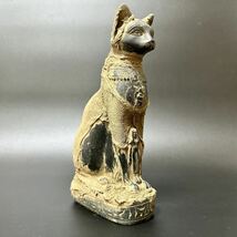 古代エジプト 女神 バステト 猫 副葬品 出土 ヒエログリフ 考古学 象形文字 ウシャブティ ネコ 検) アラベスク ローマンガラス ガンダーラ_画像3