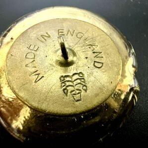 激レア 本物保証 ルーシー・リー Lucie Rie bimini ボタン 1940年代 琥珀色 金彩 英国 オートクチュール ビミニ ガラスボタン 検) バカラの画像5