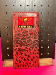 CREAM SODA クリームソーダ 長財布　赤豹柄 ピンクドラゴン