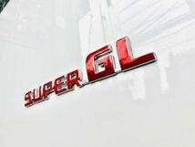 【送料無料】 200系/1型/2型/3型/4型/5型/６型 ハイエース/HIACE スーパーGL/SUPERGL 赤/レッド/red エンブレム シール/ステッカー F-01_画像4