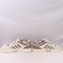 DROP STEP 30.5cm/adidas ドロップステップ アディダス スニーカー 白 ホワイト グレー エンジ 中古 古着 メンズ ad4944_画像5